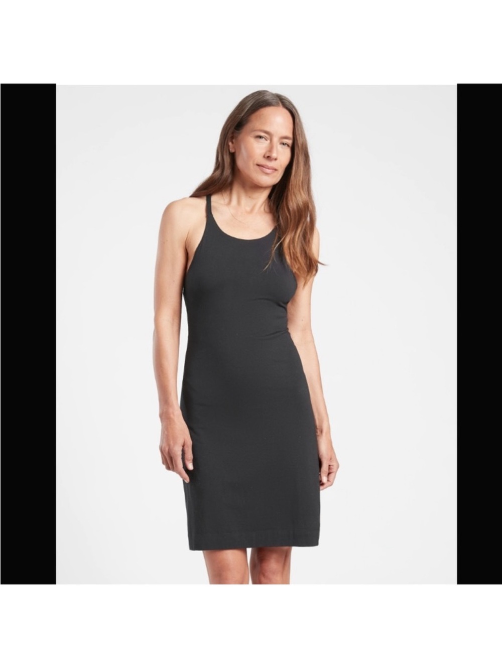 Athleta Havana Reversible Black Mini Dress SZ XS